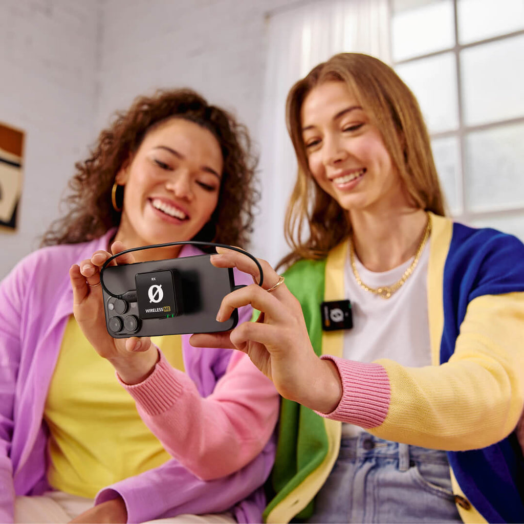 Rode Wireless ME creator wireless microphone systems, black review shot