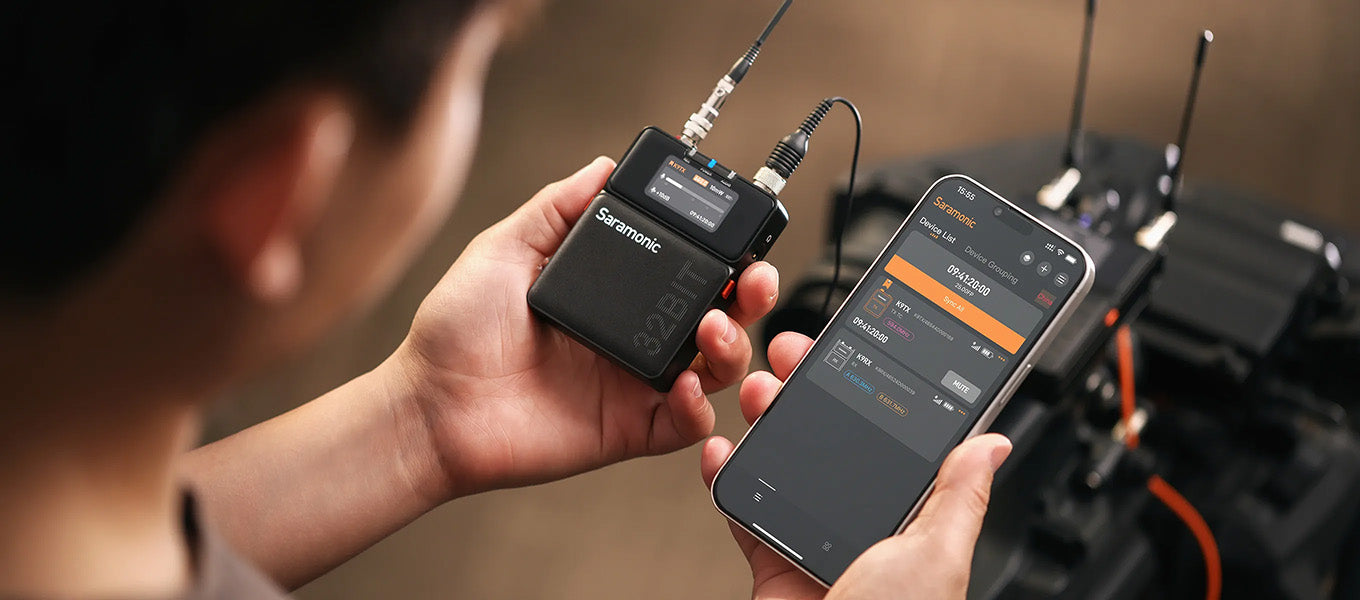 Saramonic K9 wireless microphone system, view 7