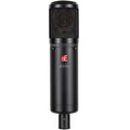 SE Electronics sE2300 condenser microphone shown with metal body and grille, ideal for studio recording and broadcasting.