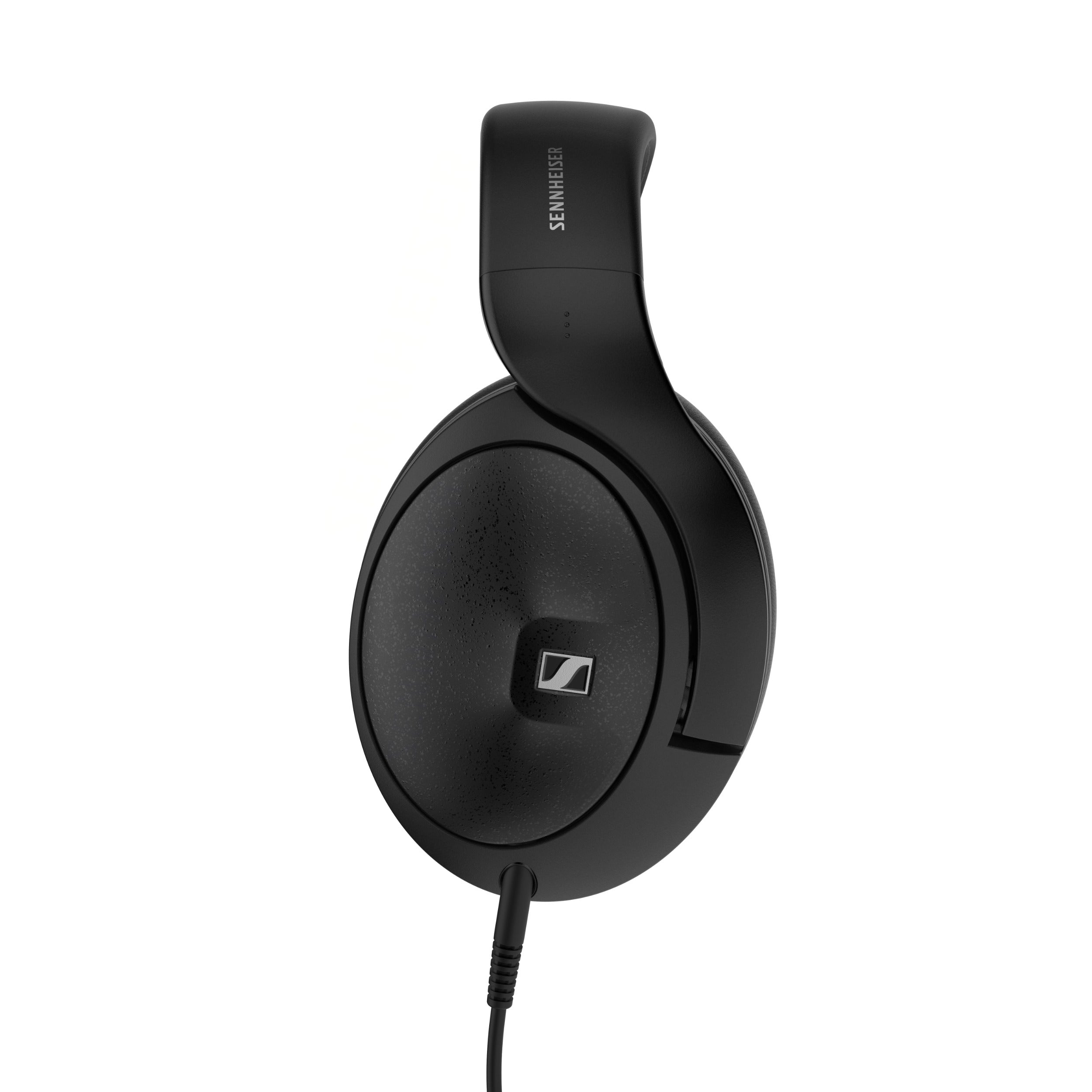 Sennheiser HD 620S headphones in side view, showcasing over-ear design with cushioned ear cups and sleek black finish.
