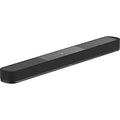 Sennheiser Ambeo Soundbar Plus with sleek black design and multiple speaker drivers for immersive TV audio.