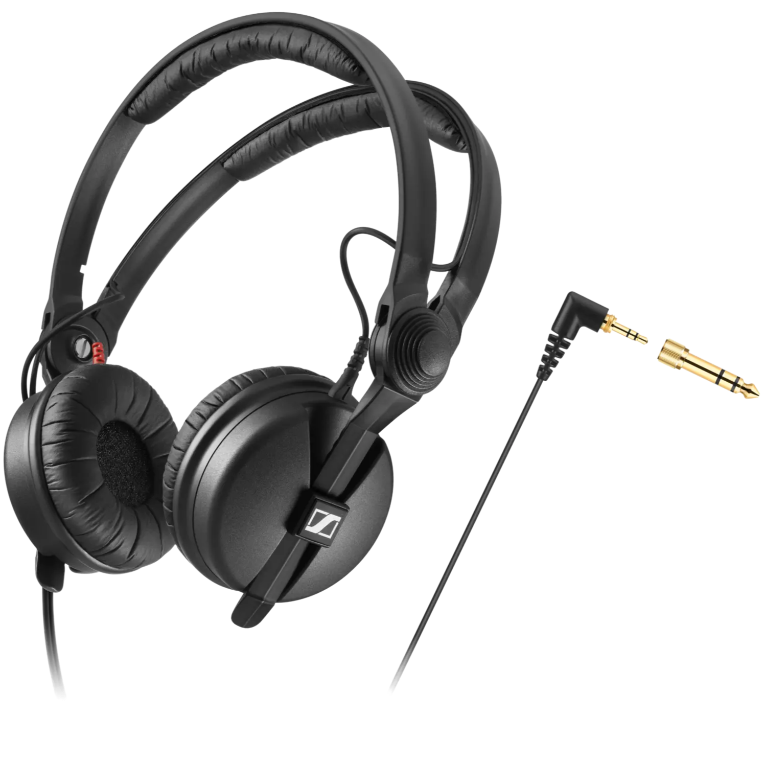 Sennheiser HD 25 DJ headphones, in black
