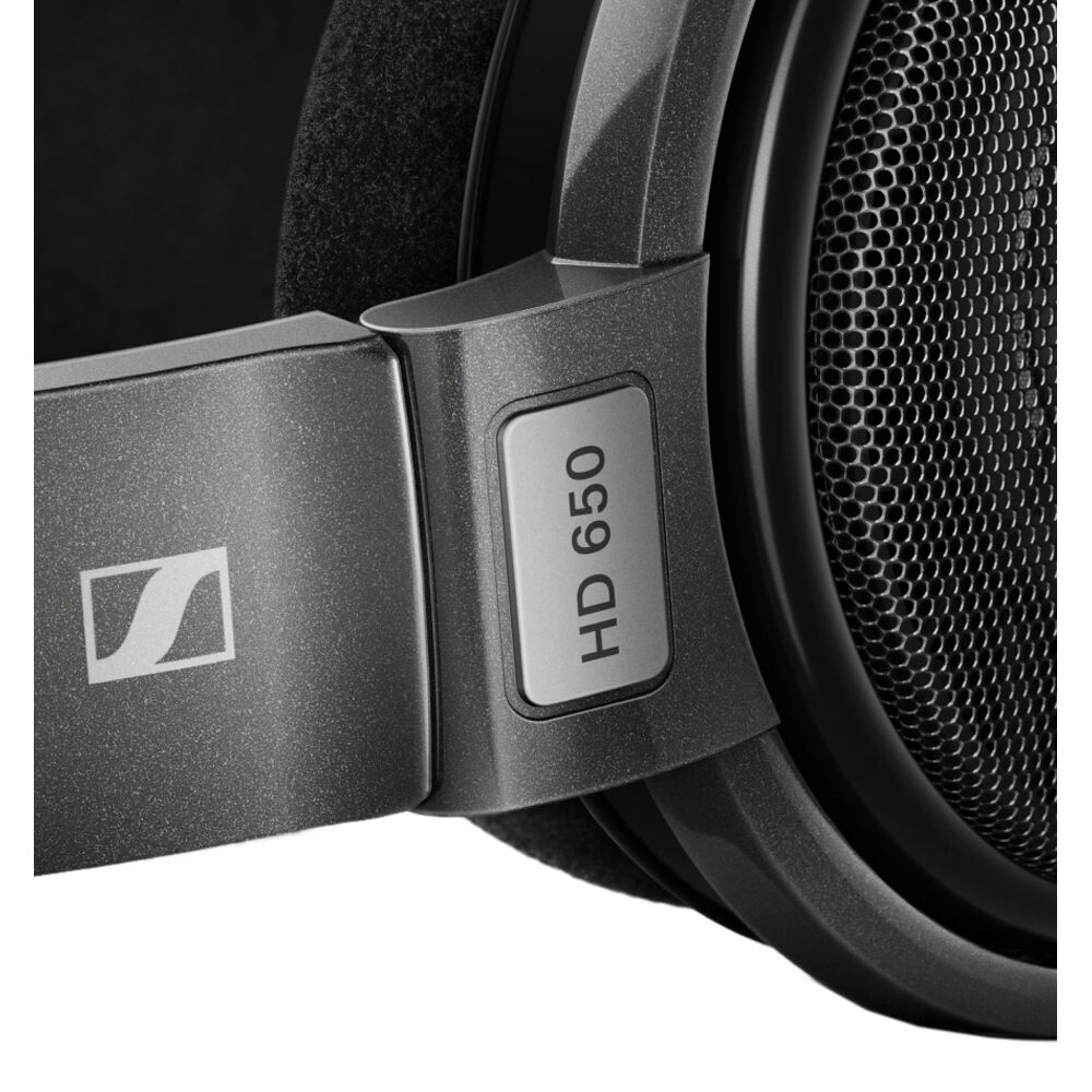 Sennheiser HD 650 studio headphones, side profile