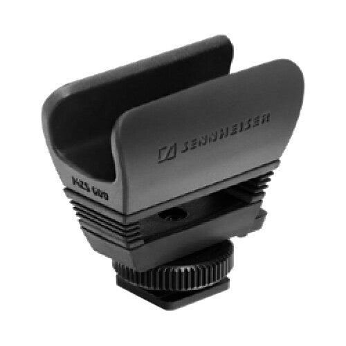 Sennheiser MKE 600 shotgun microphone, in use