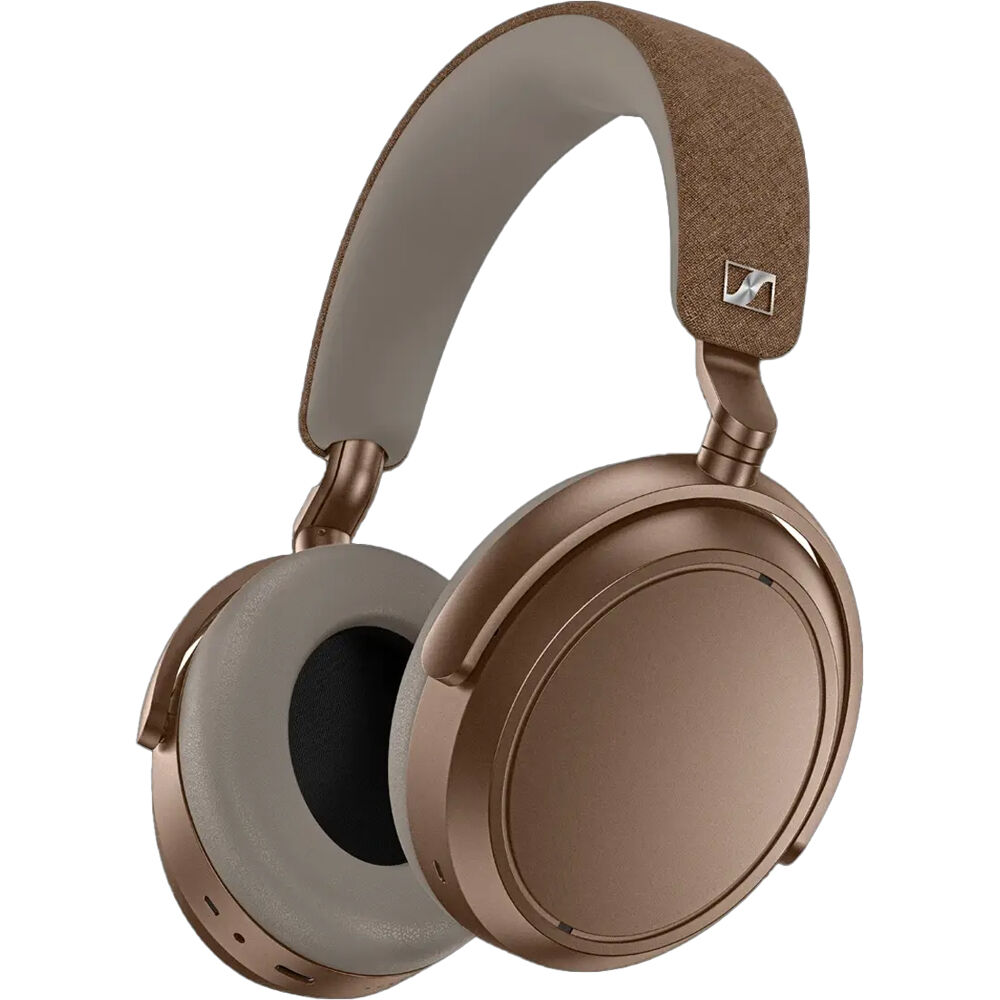 Sennheiser Momentum 4 Wireless headphones, angled view in copper