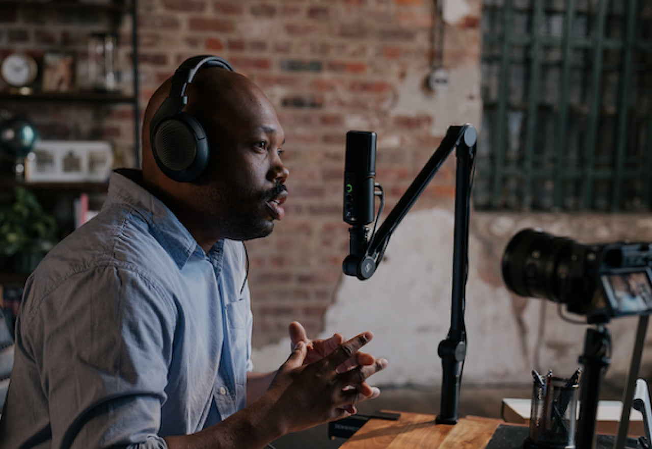 Sennheiser Profile USB-C Microphone, black.