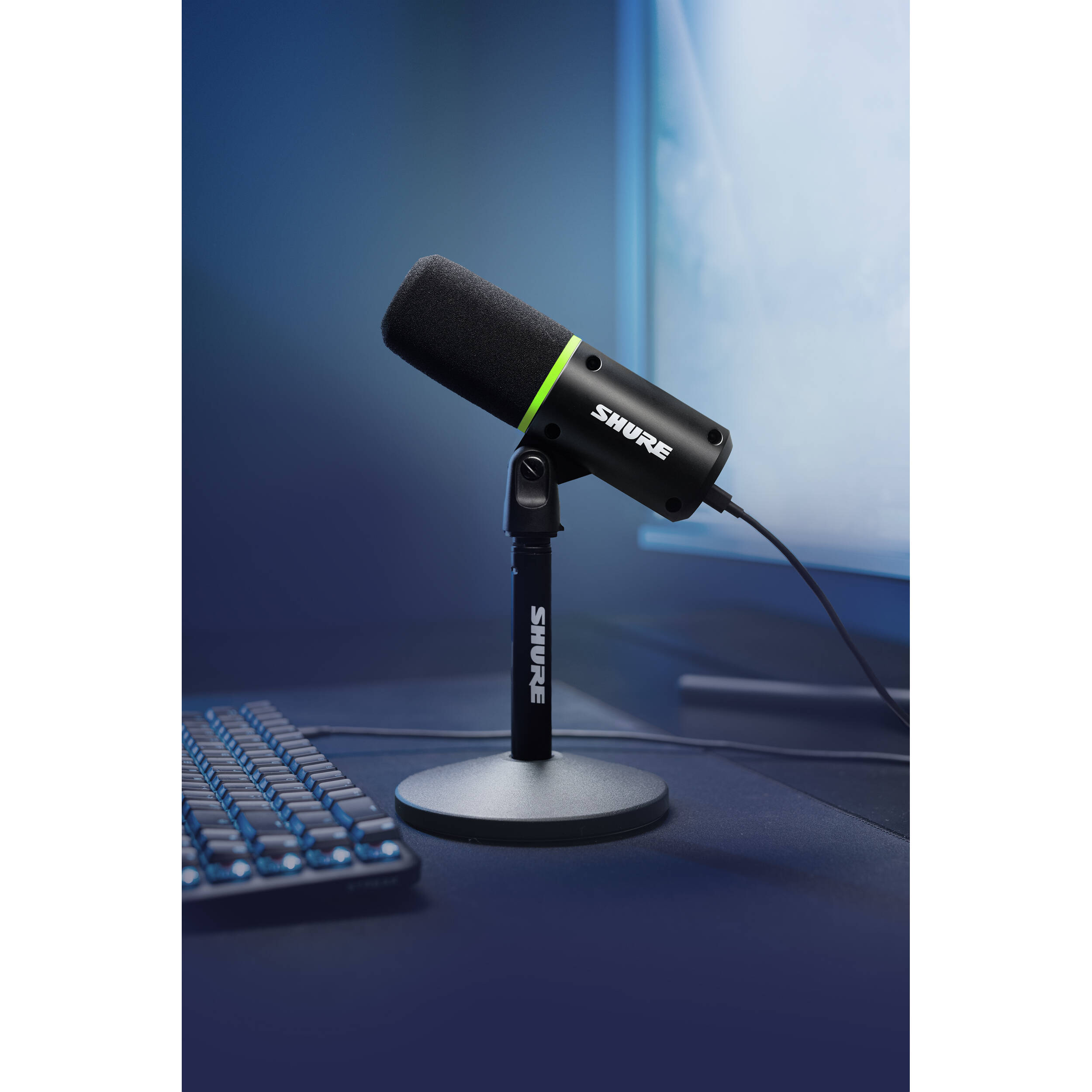 Shure MV6 USB microphone, in black