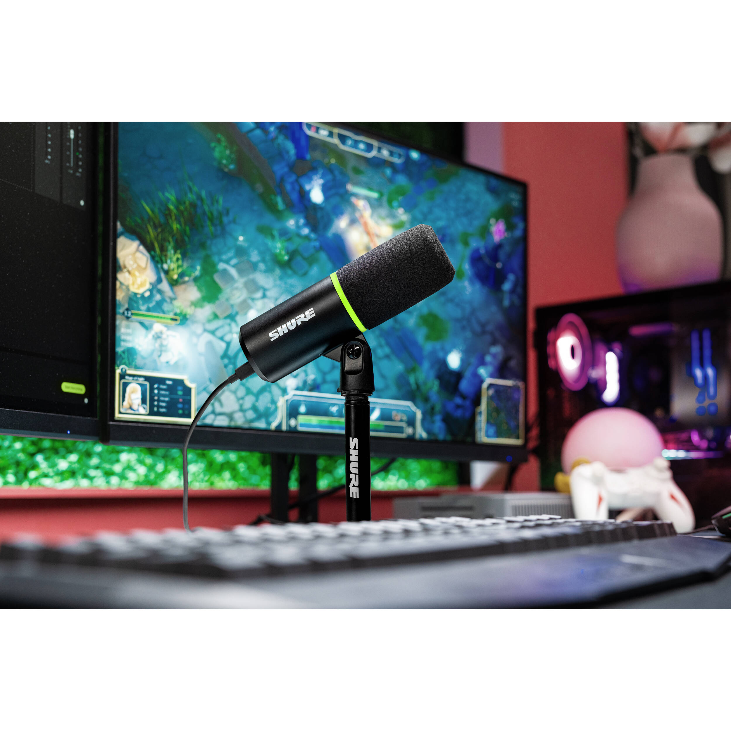 Shure MV6 USB microphone, in black