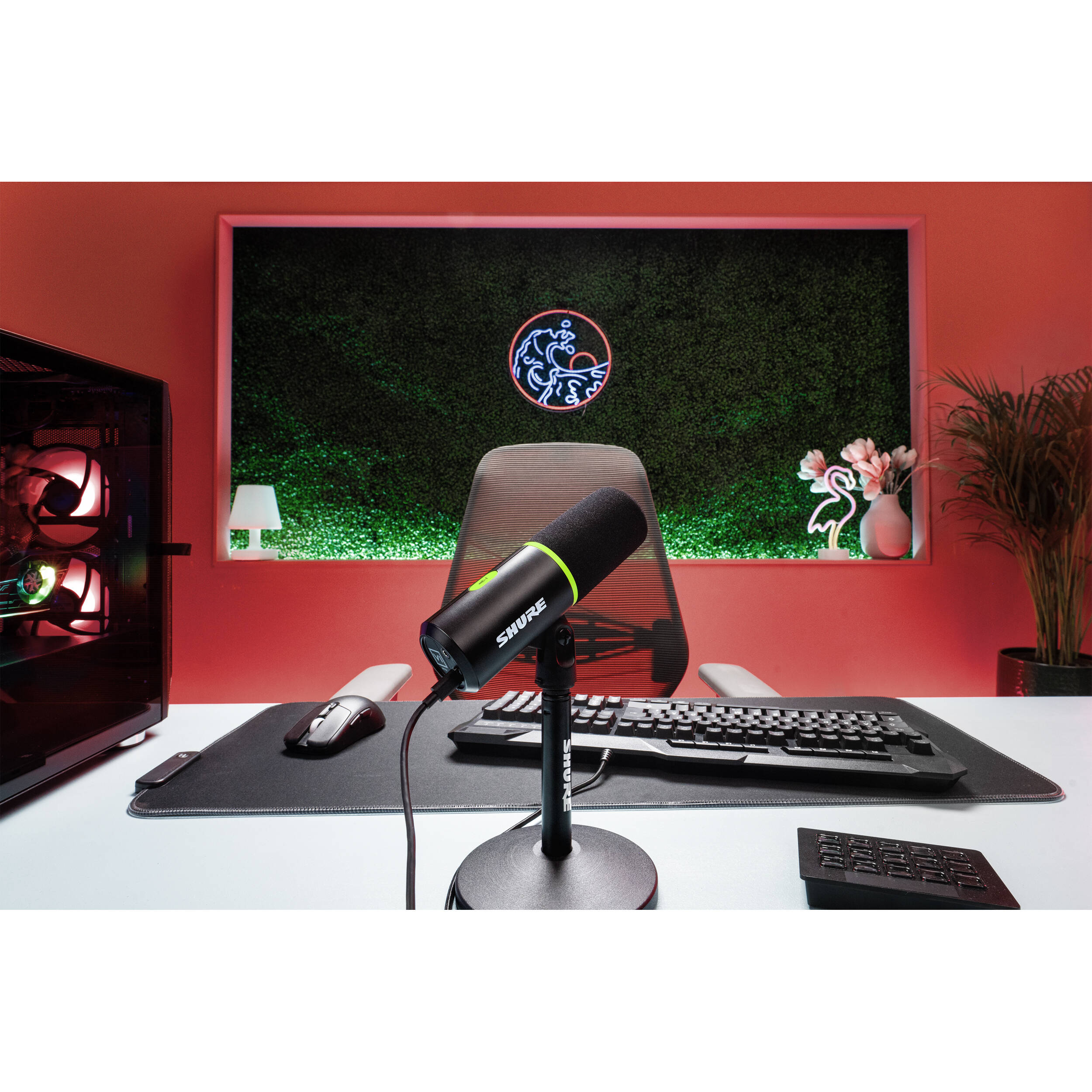 Shure MV6 USB microphone, in black