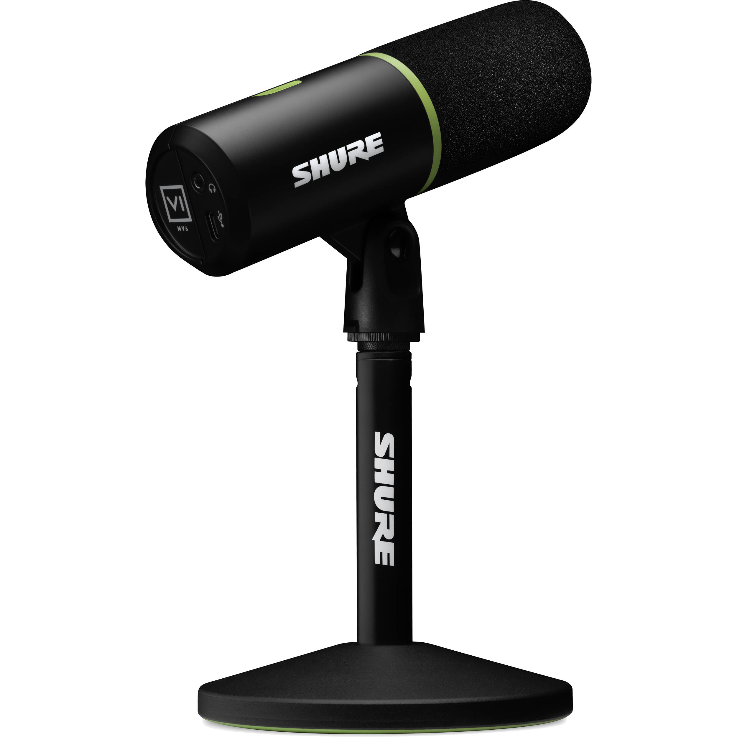 Shure MV6 USB microphone, lifestyle setting