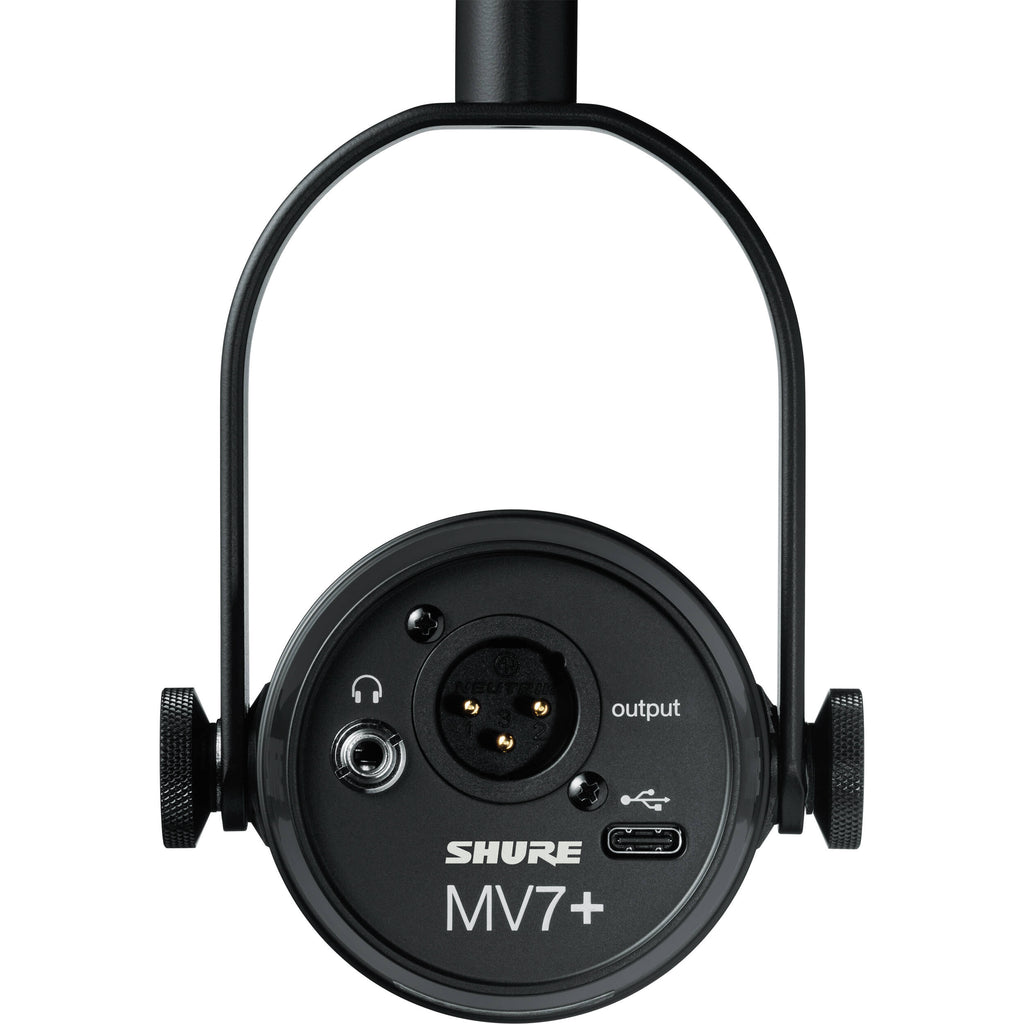 Shure MV7+ USB and XLR podcast microphone