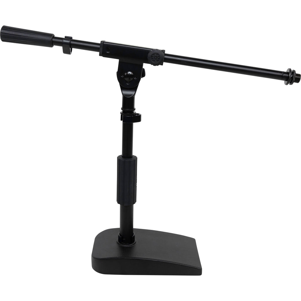Shure SH-DESKTOP2 desktop microphone stand, angled view