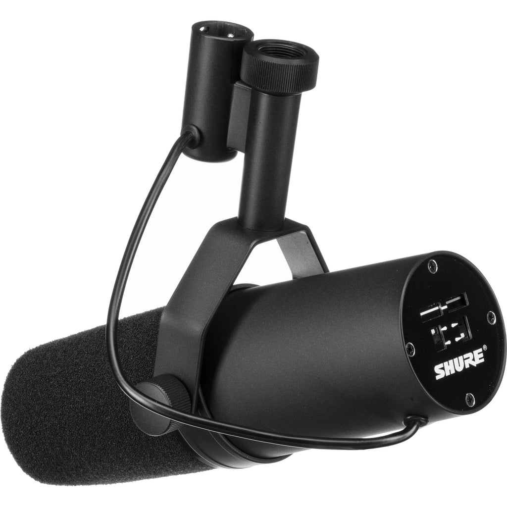 Shure SM7B dynamic microphone, lifestyle setting