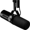 Shure SM7dB dynamic microphone, front view