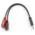 Sim'n Tonic TRS ANLG Splitter Adapter, TRS male to dual TS female