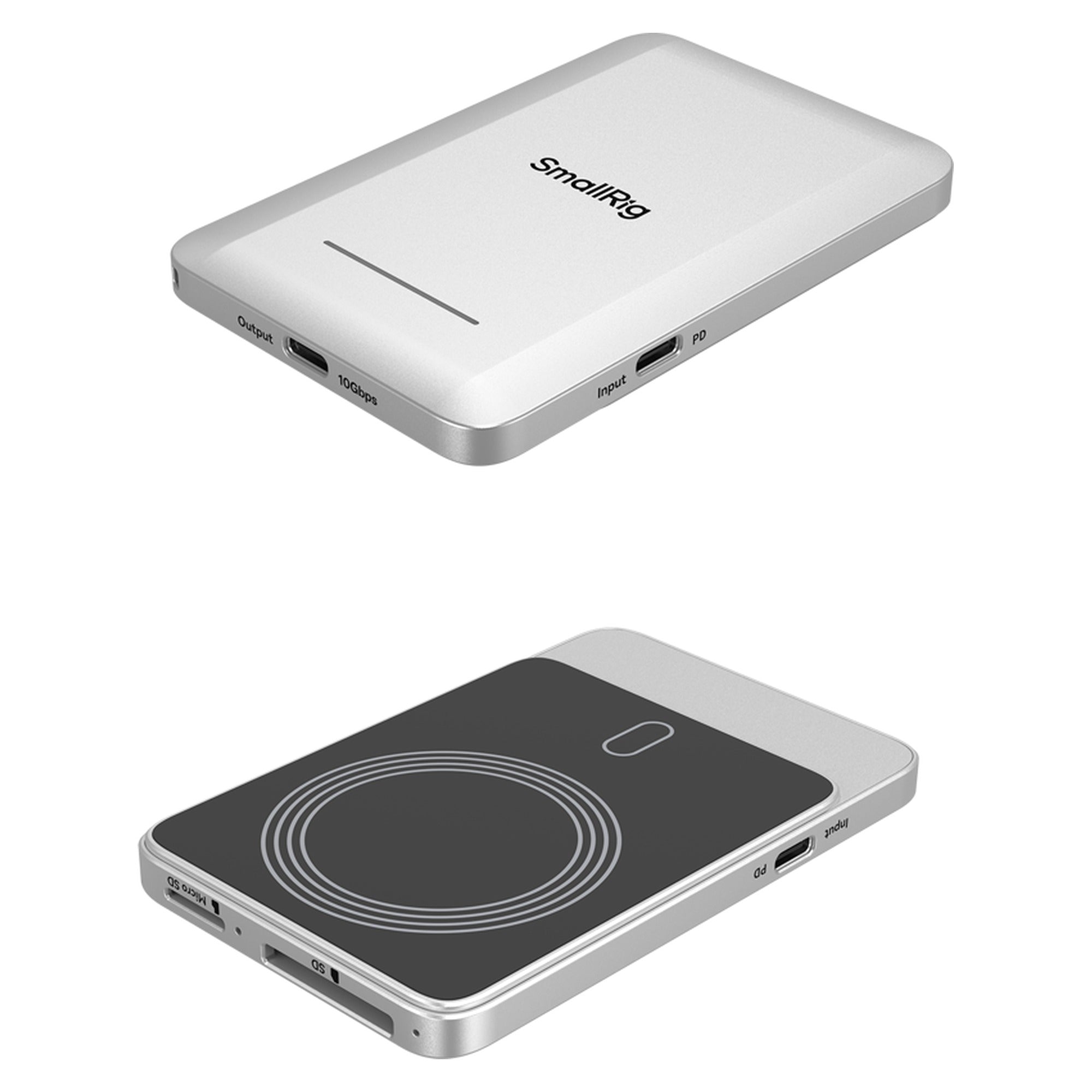 SmallRig Multifunctional Portable SSD ports and magnetic back