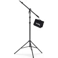 SmallRig RA-S280A air-cushioned light stand with adjustable arm for video lighting setups, sturdy tripod design for stability.