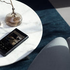 Sony NW-WM1AM3 Walkman, on a marble side table