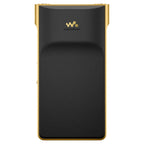 Sony NW-WM1ZM3 Walkman, rear view with leather-textured pad