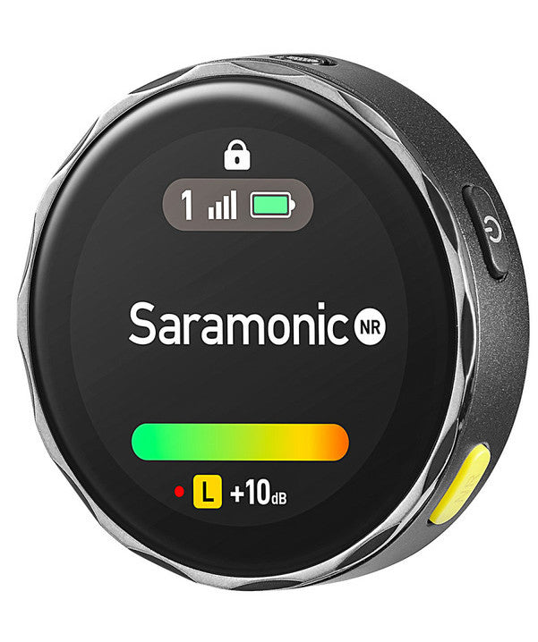 Saramonic BlinkMe B2 creator wireless microphone system with compact receiver and transmitter for high-quality audio recording