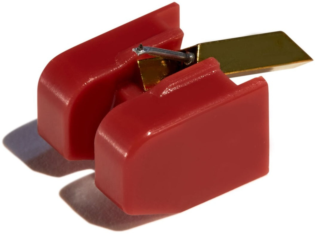 Sumiko Moonstone MM phono cartridge with elliptical stylus for turntables, featuring a sleek design and high-quality audio performance.