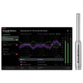 Sonarworks SoundID Reference music production software with measurement microphone for accurate speaker and headphone calibration.