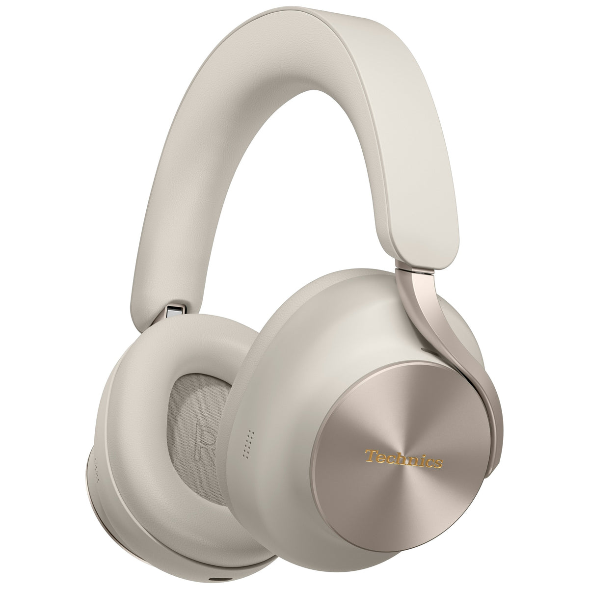 Technics EAH-A1000 in Platinum Greige, three-quarter view