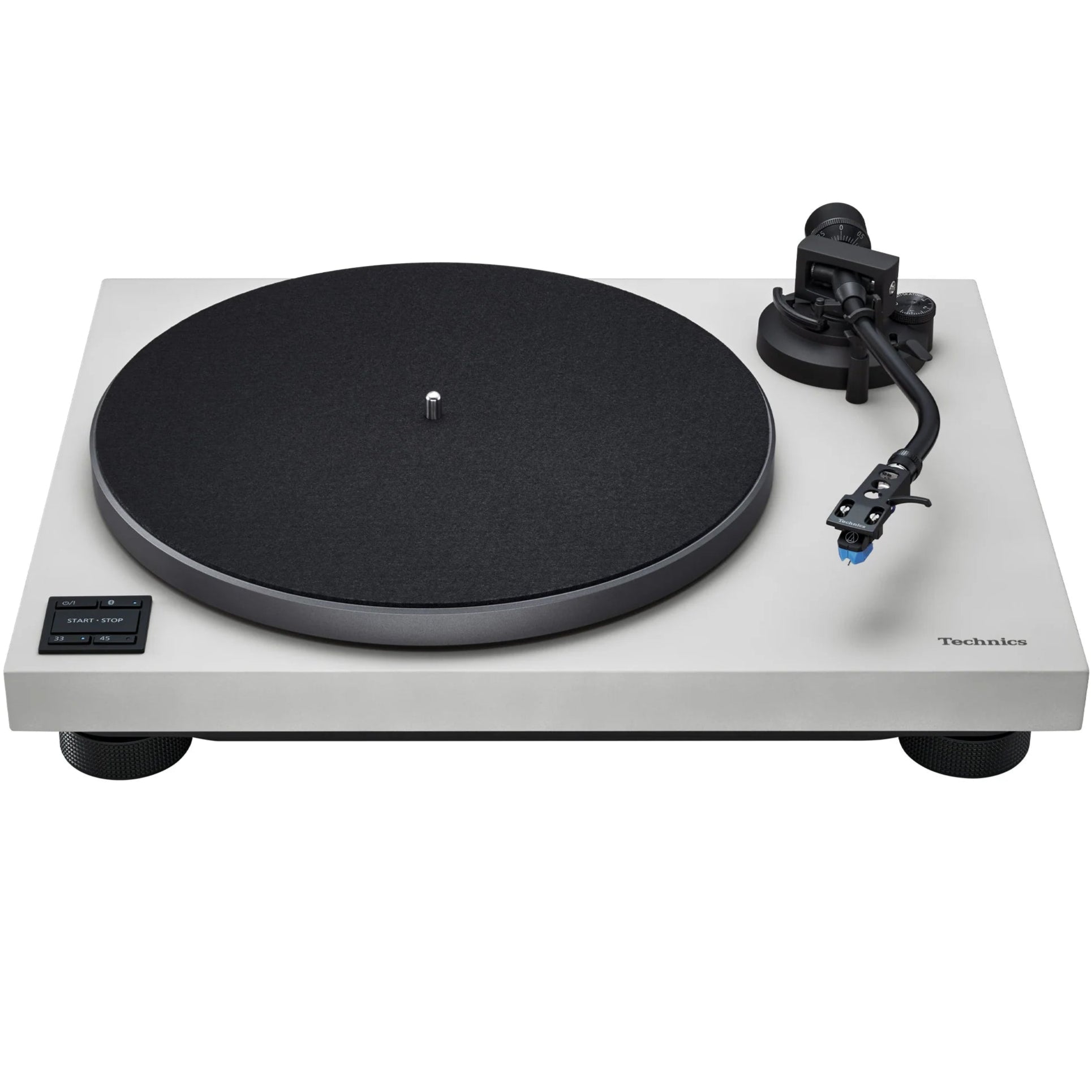 Technics SL-40CBT turntable, black front-angle view