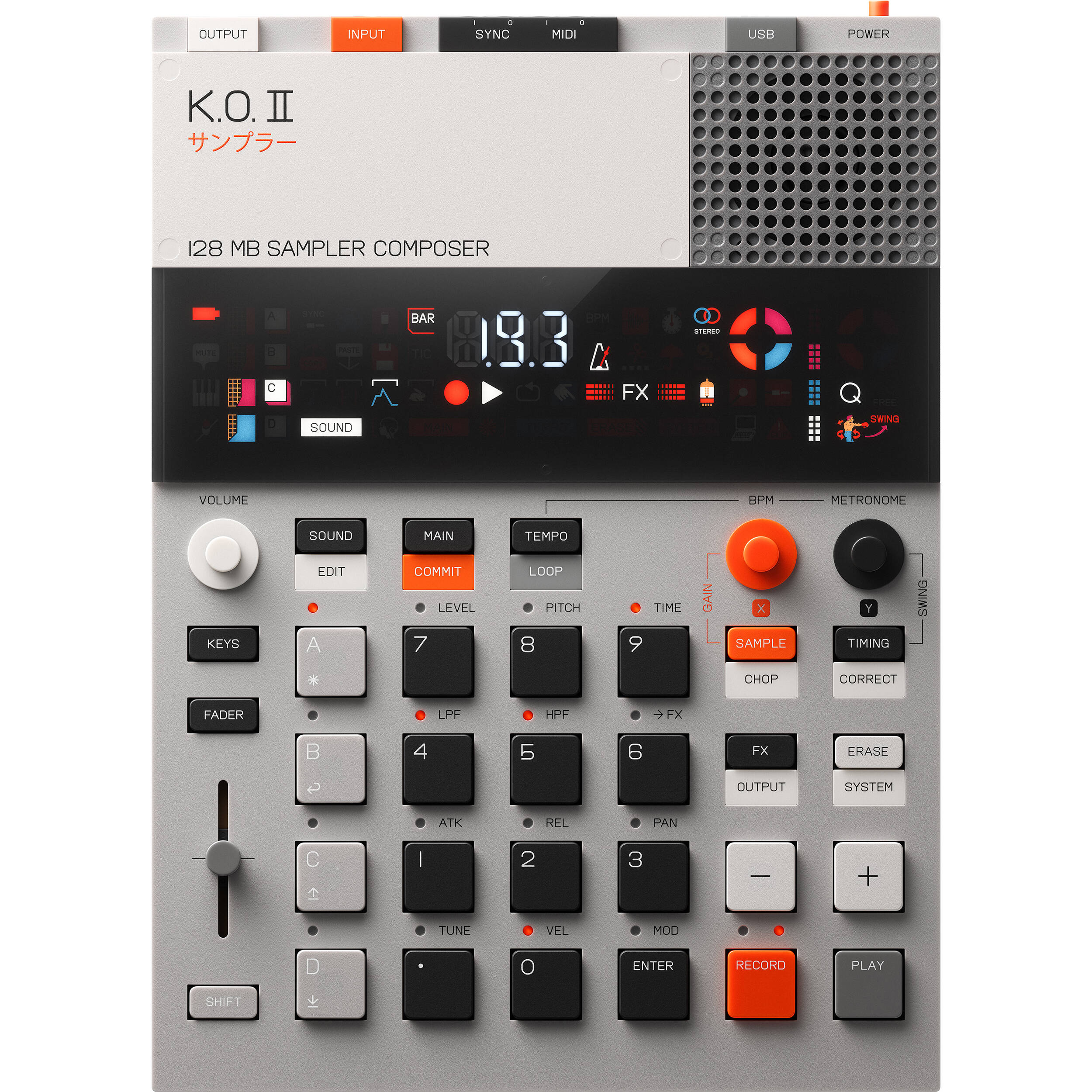 Teenage Engineering EP-133 K.O. II sampler and sequencer