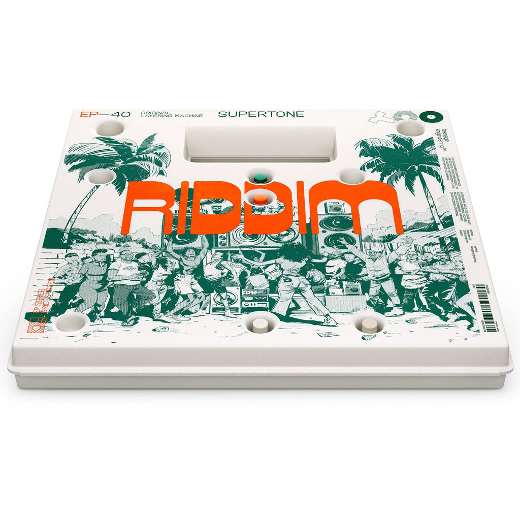 Teenage Engineering EP-40 Riddim Supertone, back panel artwork