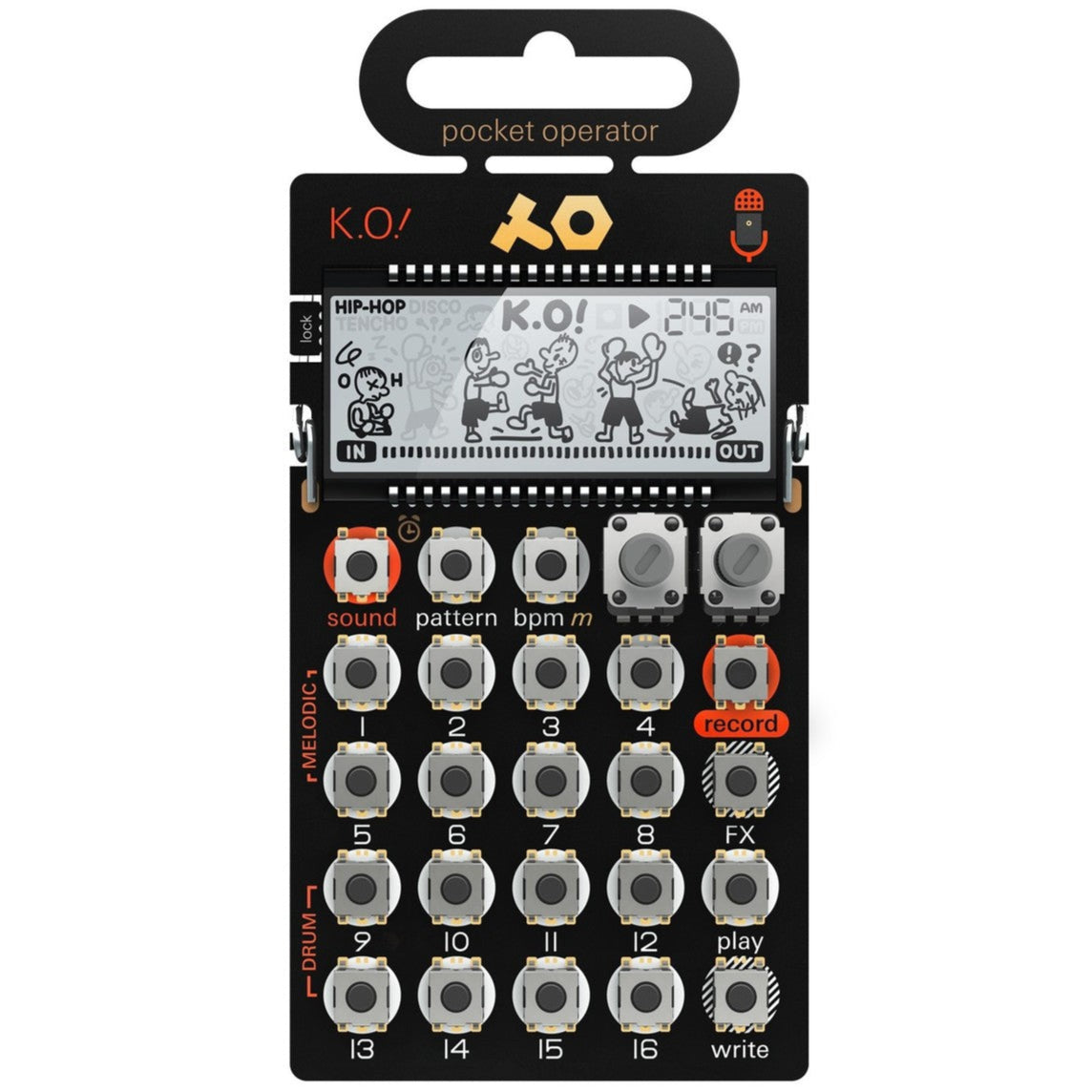 Teenage Engineering PO-33 K.O! drum machine and sampler