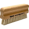 Tonar Woodgoat II record cleaning brush, front view.