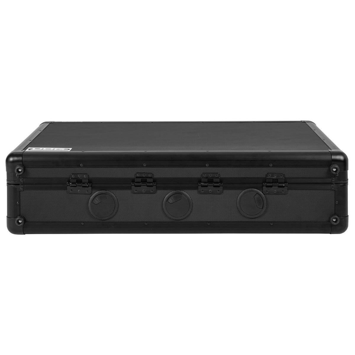 UDG Ultimate Pick Foam Flight Case for DJ equipment, black MK2 2XL size, with padded interior for protection and secure transport.
