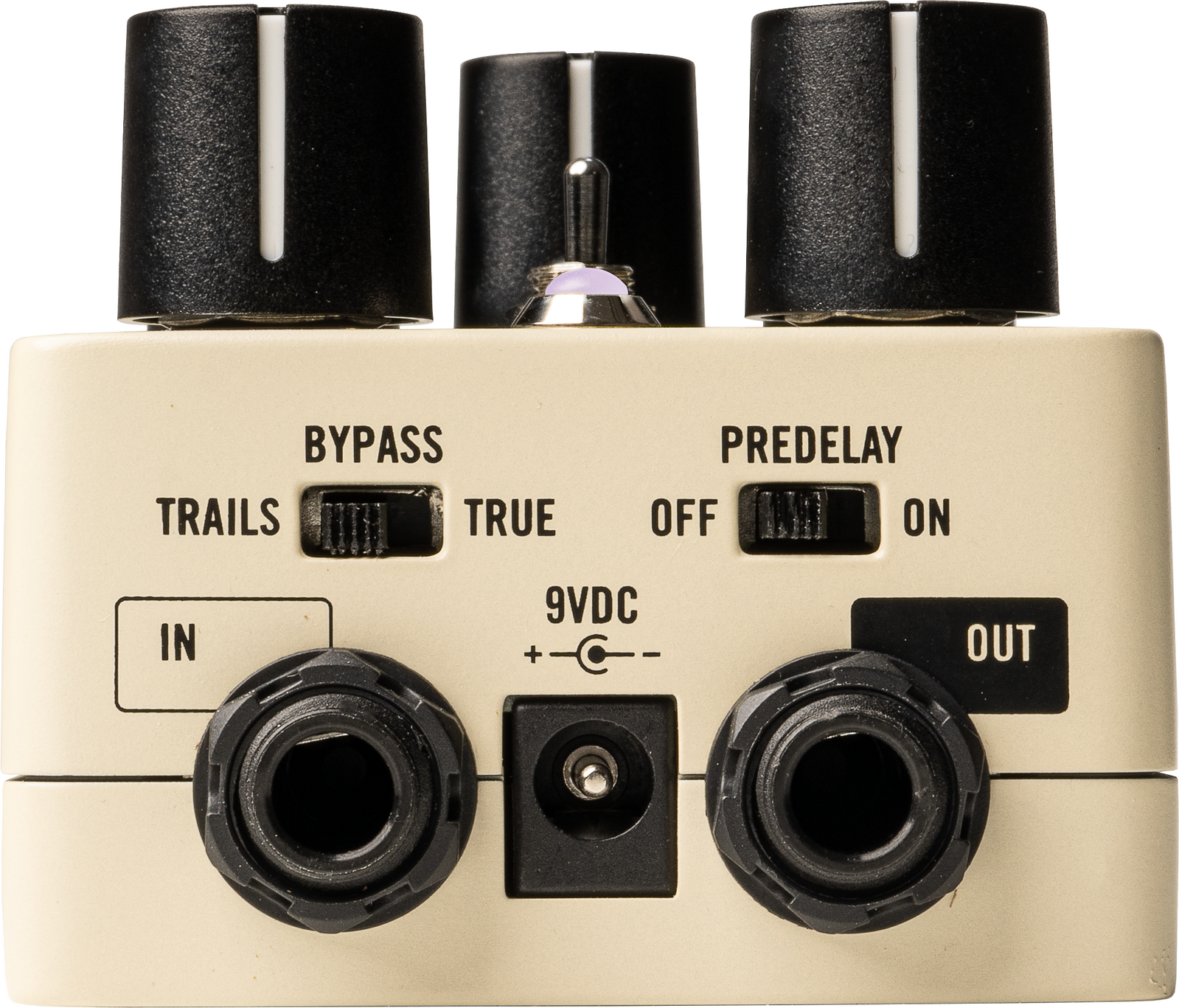 Universal Audio UAFX Evermore Studio Reverb effects pedal with controls and input/output jacks on a clean surface.