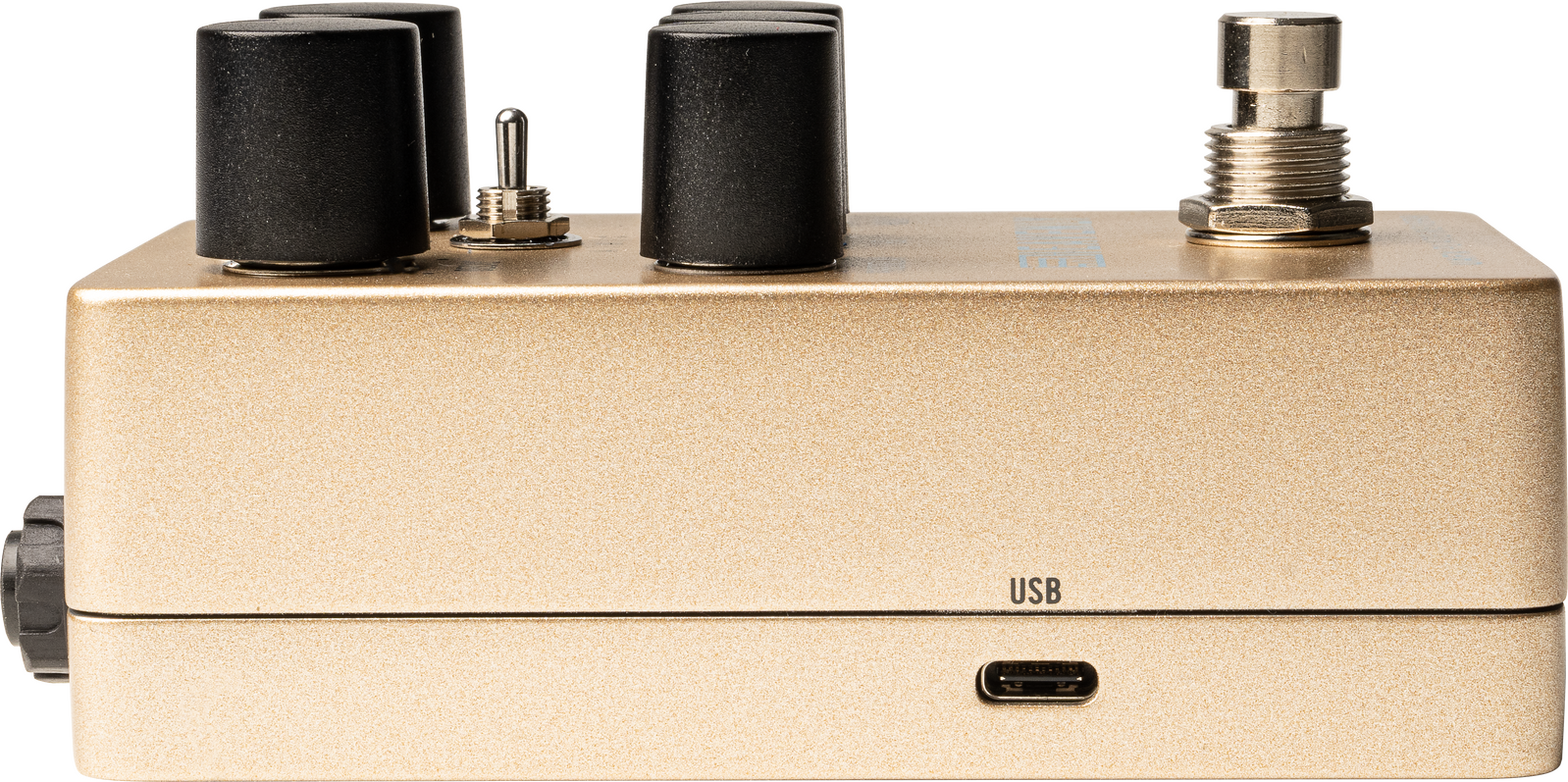 Universal Audio Heavenly Plate Reverb effects pedal with metallic finish and control knobs on a white background.