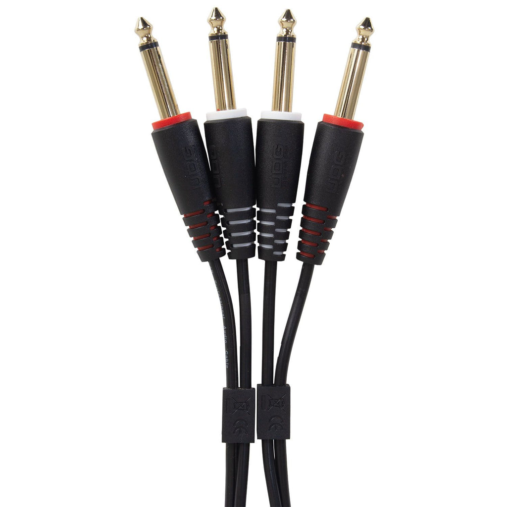UDG Ultimate Audio Cable Set 1/4'' Jack - 1/4'' Jack Black Straight 3m (U97004BL trs - trs cables, black set view 2