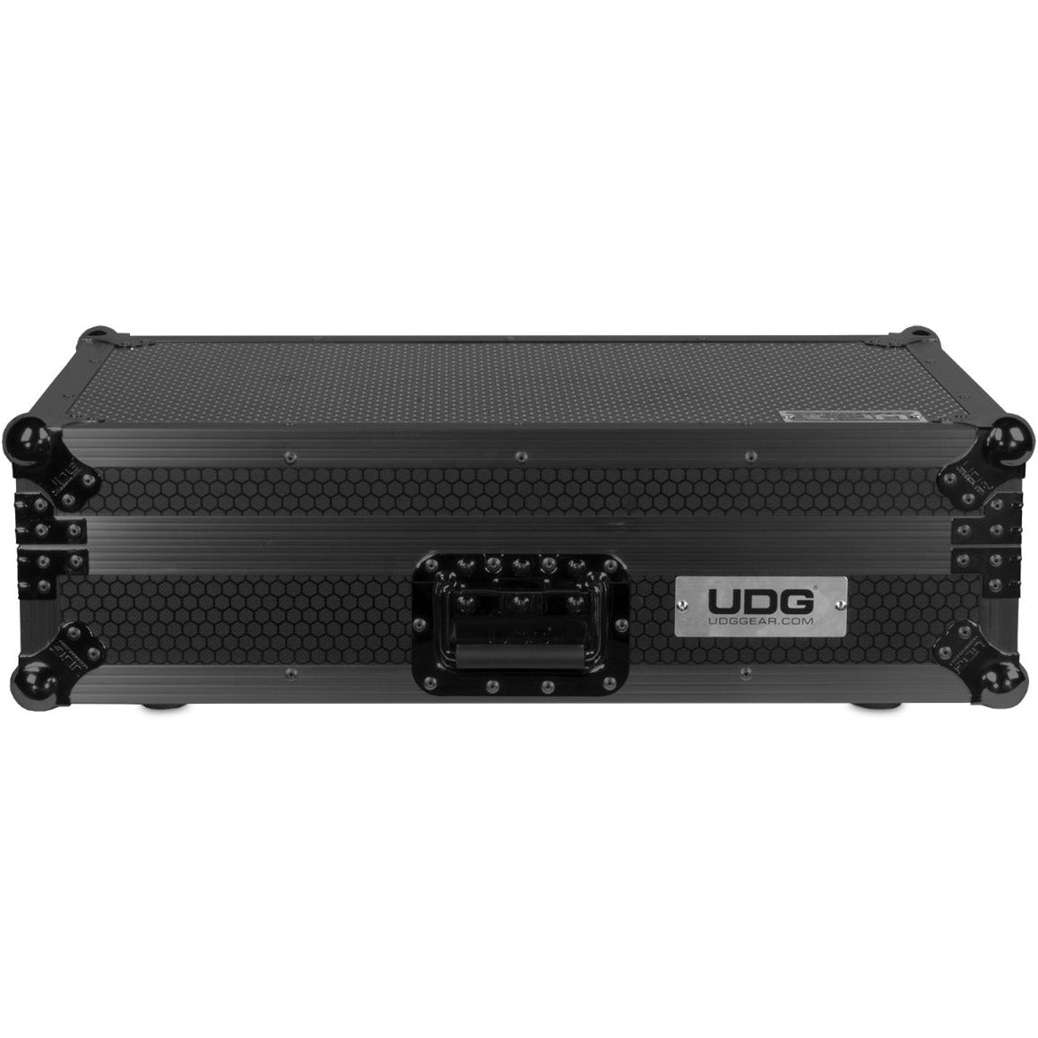 UDG Ultimate Flight Case Pioneer XDJ-RR Black Plus (Laptop Shelf), dj flight cases, detail, black