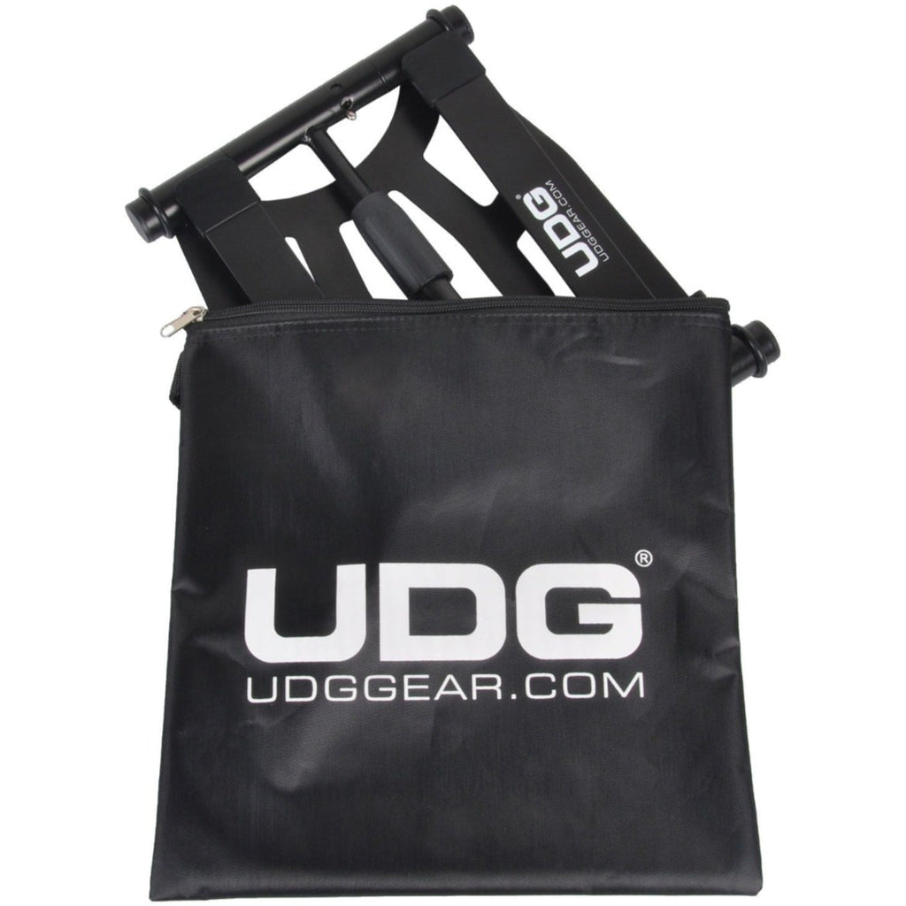 UDG Ultimate Height Adjustable Laptop Stand Black, laptop stands, back, black