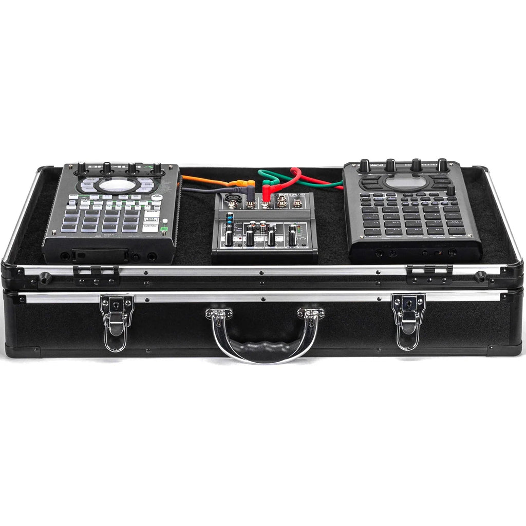 Analog Cases Unison Performance Edition studio bag with padded compartments and sturdy handles, designed for music equipment transport.