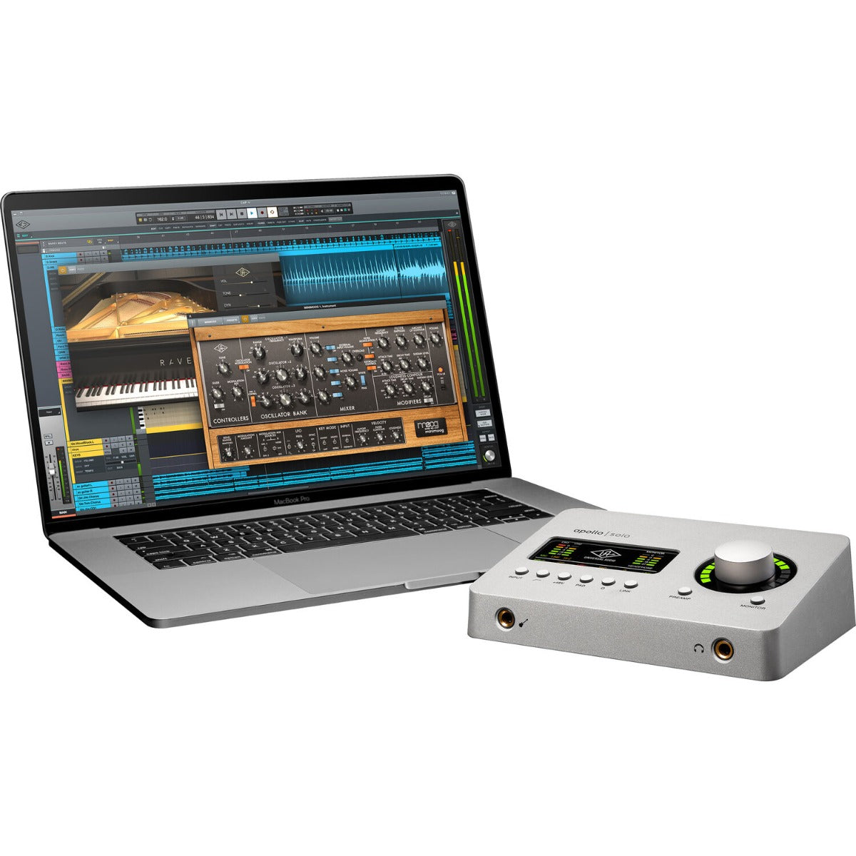 Universal Audio Apollo Solo Thunderbolt (Heritage Edition), audio interfaces, detail