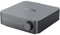 WiiM AMP music streamer with TPA3255 class-D stereo amplifier, WiFi, Bluetooth, AirPlay 2, Chromecast, 50W per channel, grey finish