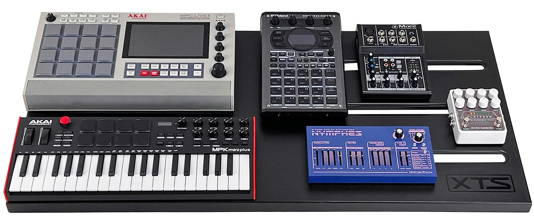 Analog Cases X-PRO Performance Surface keyboard stand with sleek black design and sturdy construction for musical equipment.