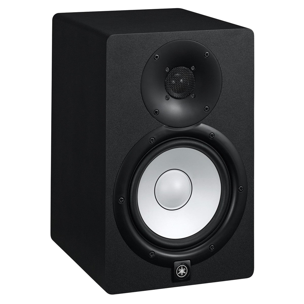 Yamaha HS7 active studio monitors, in black