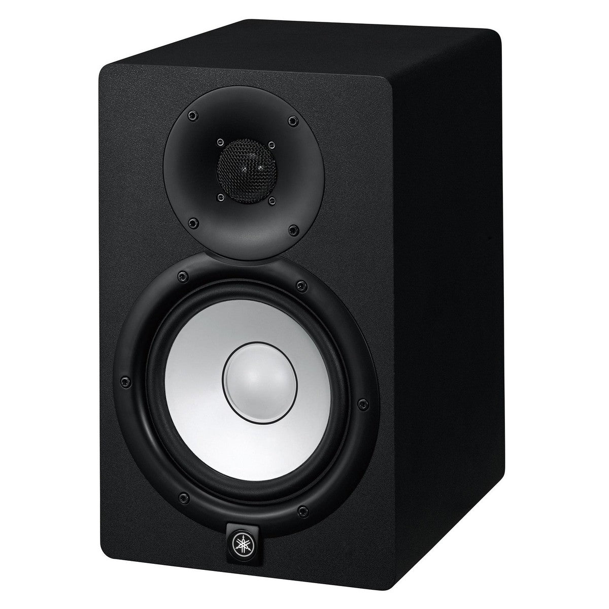 Yamaha HS7 active studio monitors, in black