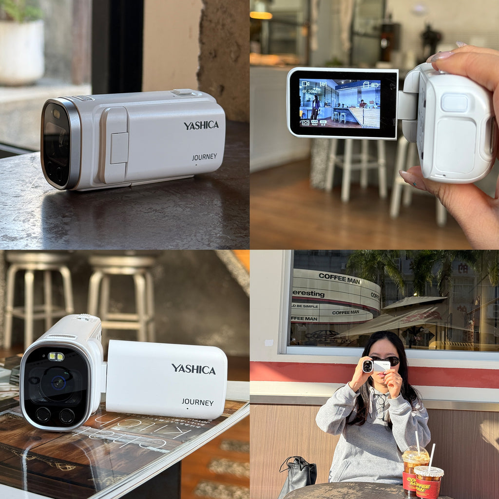 Yashica Journey — lifestyle collage
