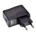 Zoom AD-17 power supply for recorder accessories, showing the compact, black power adapter with cable and plug.