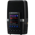 Zoom H2essential digital recorder, hero front view with display and mic array