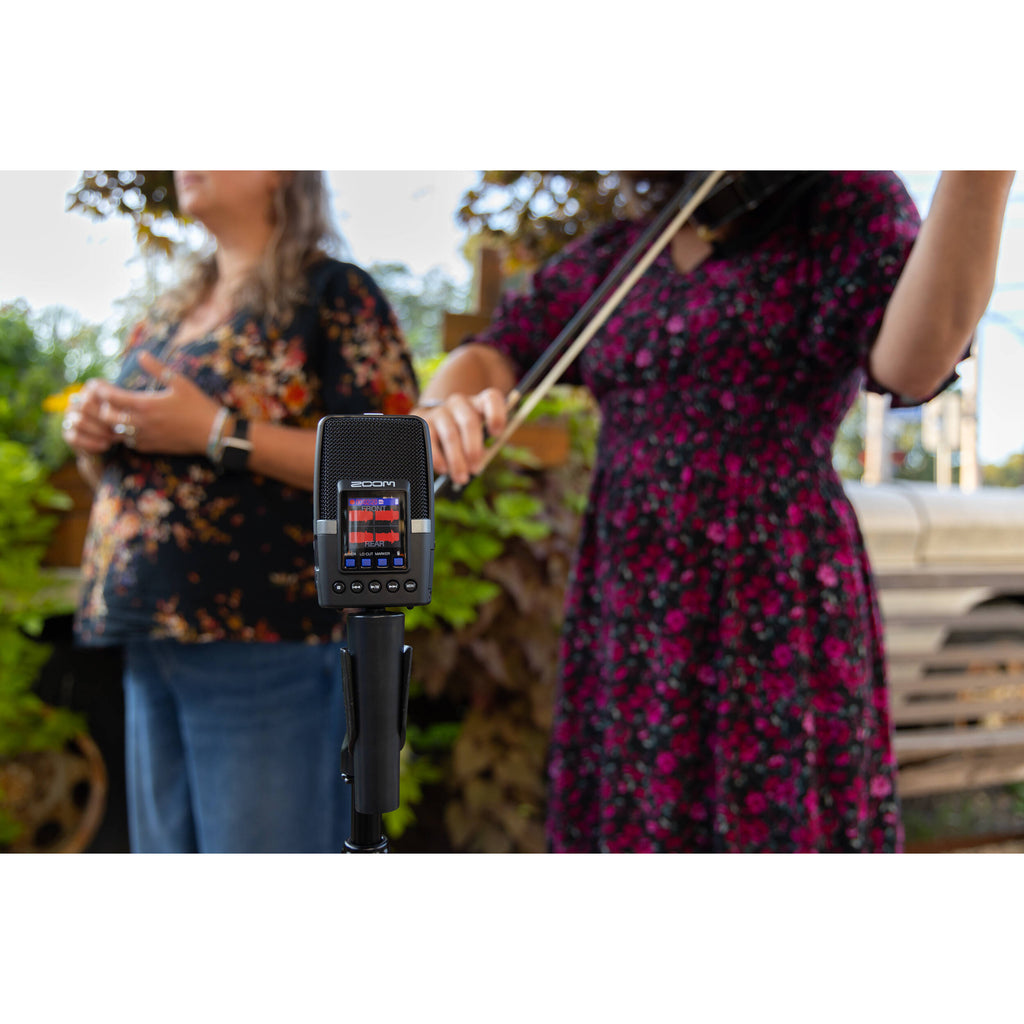 Zoom H2essential digital recorder, lifestyle recording outdoors