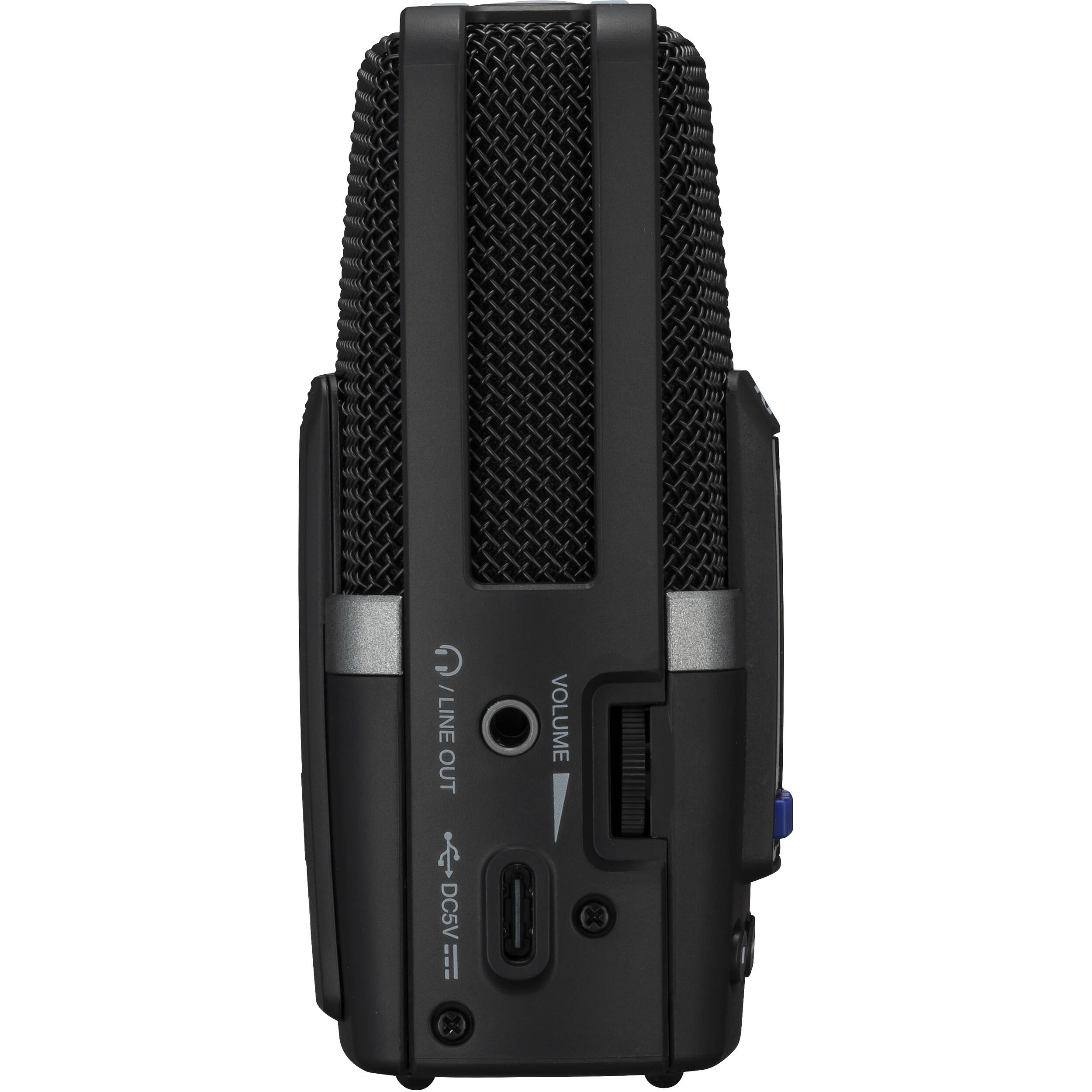 Zoom H2essential digital recorder, side view