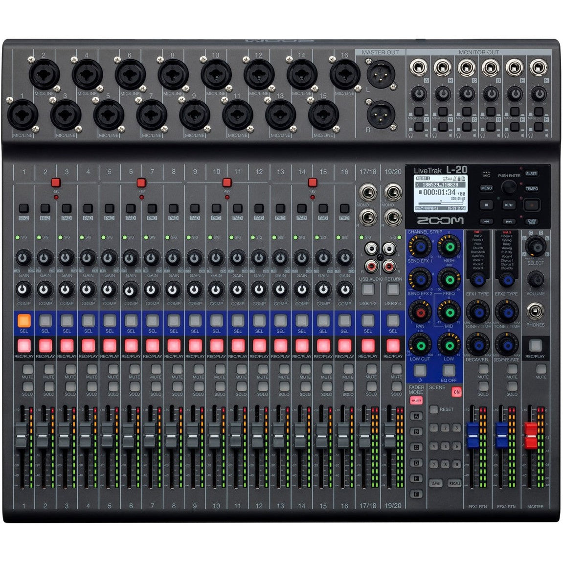 Zoom LiveTrak L-20 - Soundium